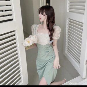 BACKLESS ABOVE KNEE DRESS BNIP